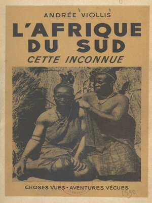 cover image of L'Afrique du Sud, cette inconnue